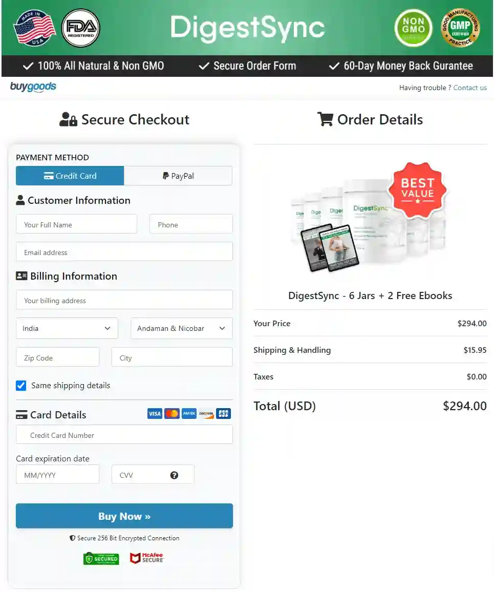 digestsync buy page